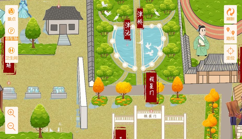 林芝手绘地图景区语音讲解导览系统：智慧景区建设的基石